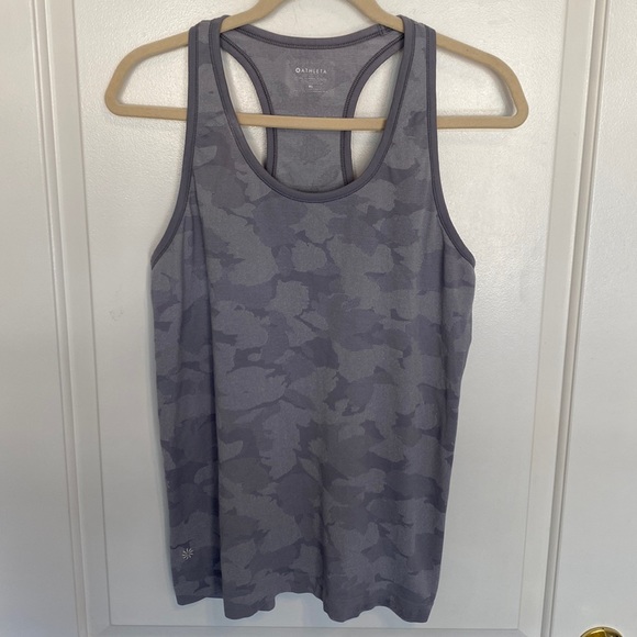 Athleta Camo Active Tank Top XL Grey